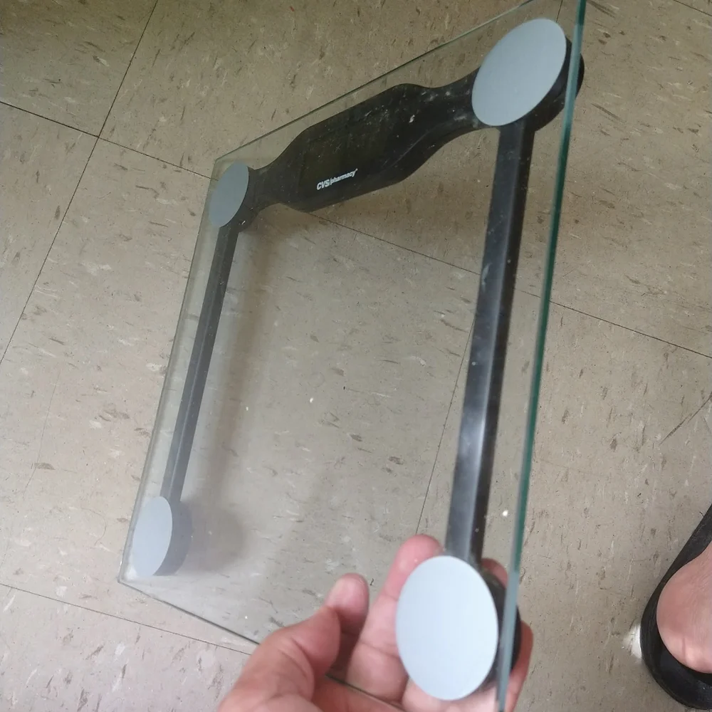 CVS weight scale Glass